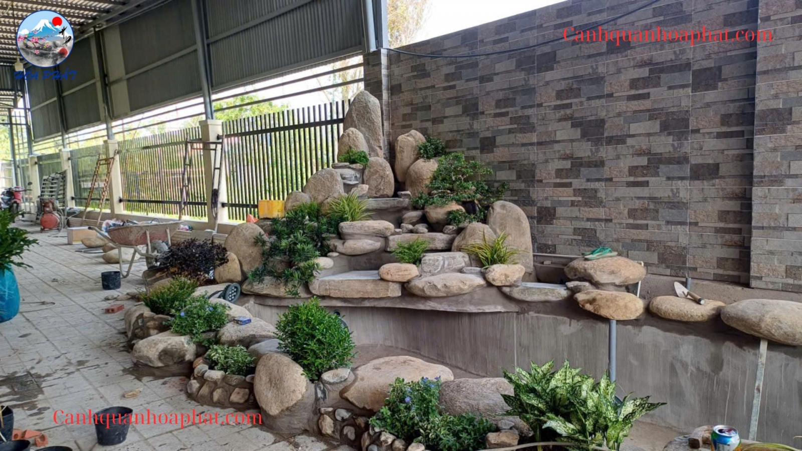 thi công hồ cá koi đồng nai hòa phát